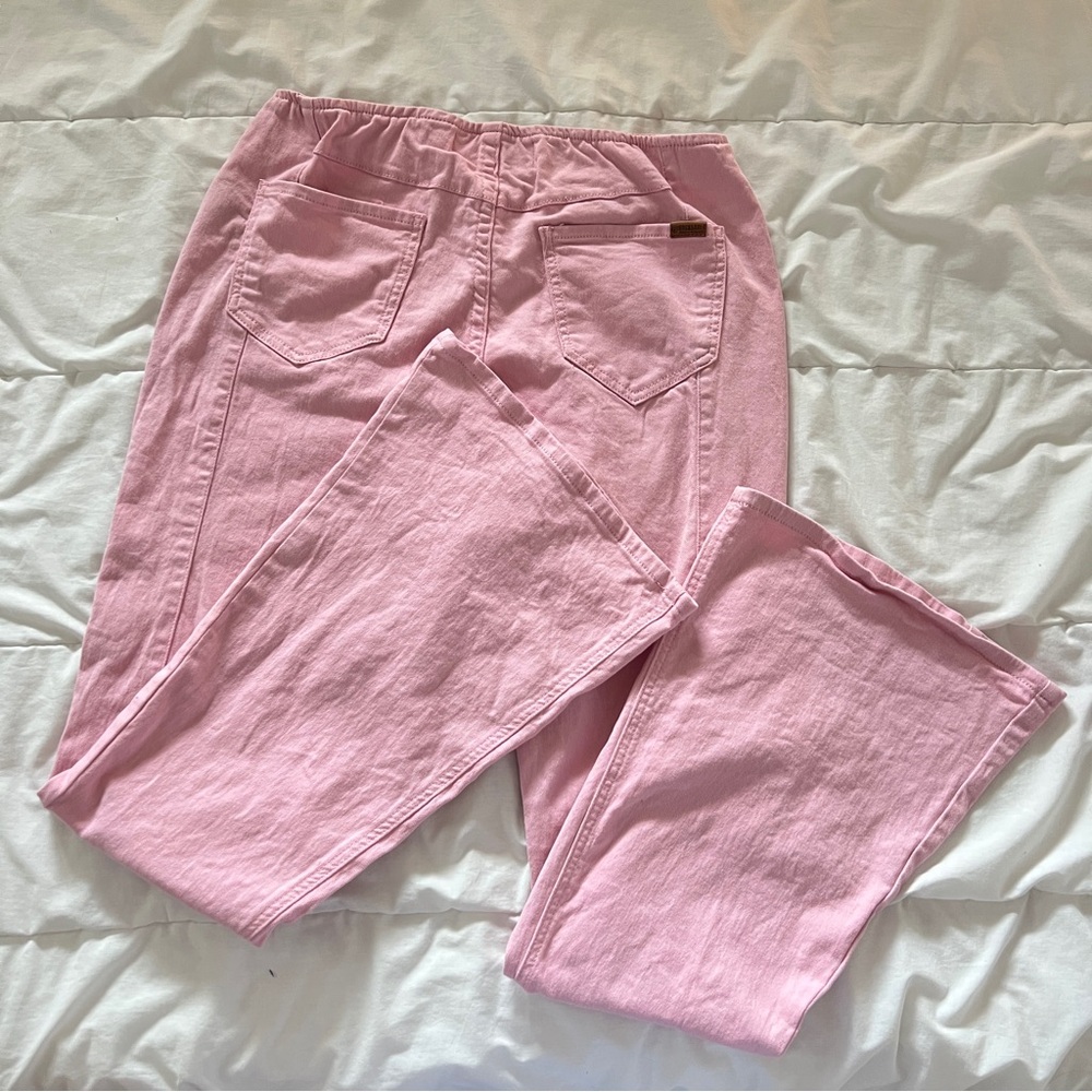 Rock & Roll Denim Pink Bargain Bell Flare Pants